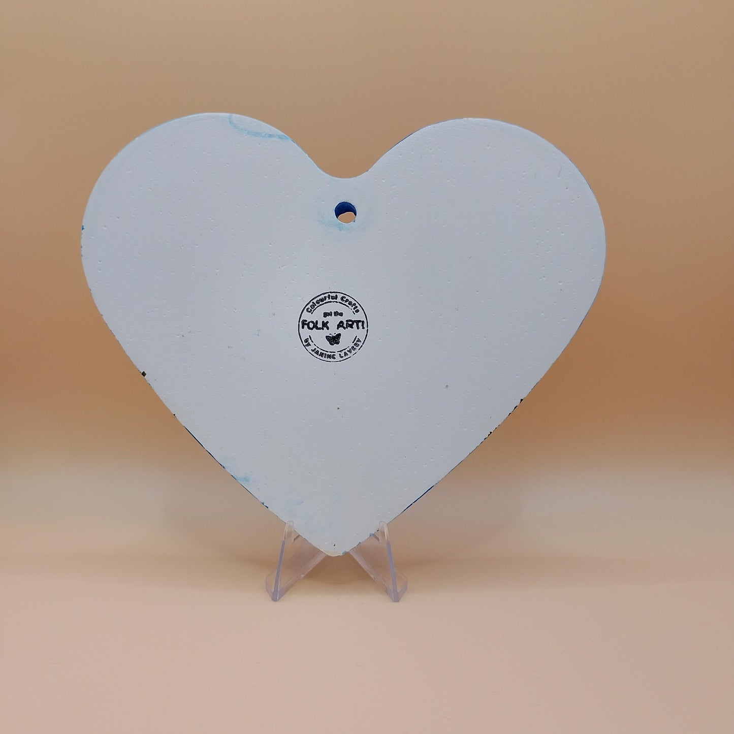 Mountain Landscape Heart Wall Plaque