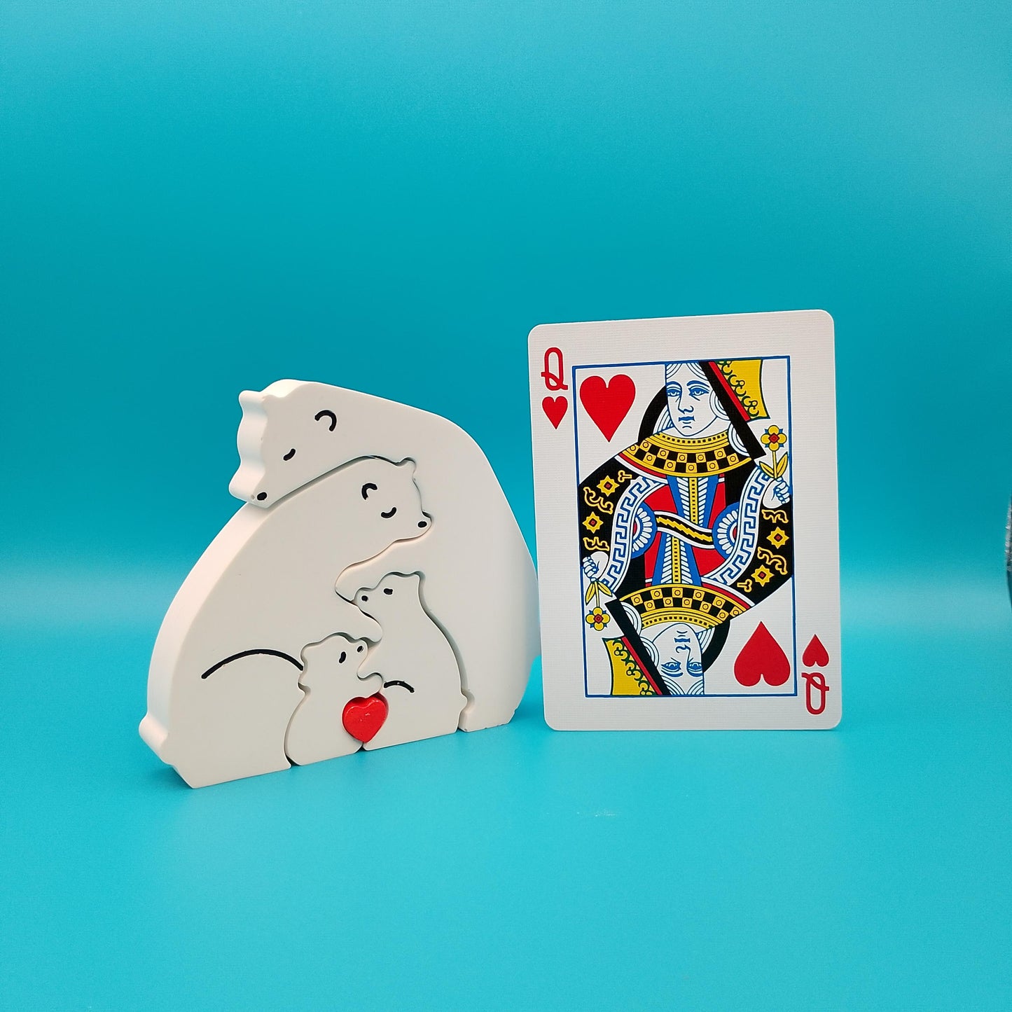 Polar Bears Puzzle Ornament