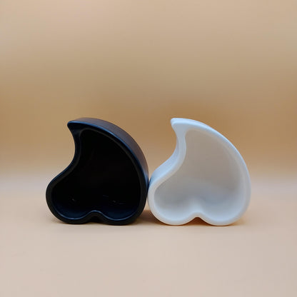 Pair of Abstract Heart Tealight Holders