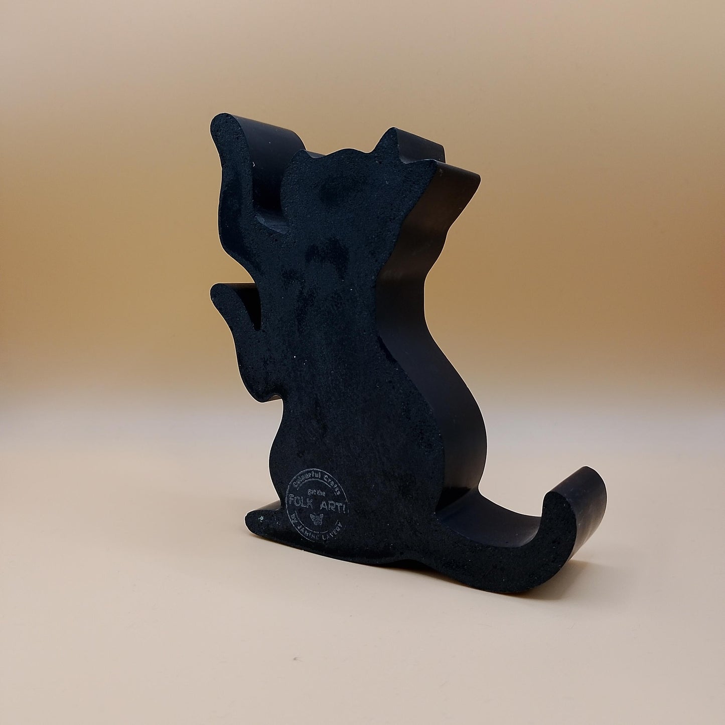 Black Cat Candle Holder