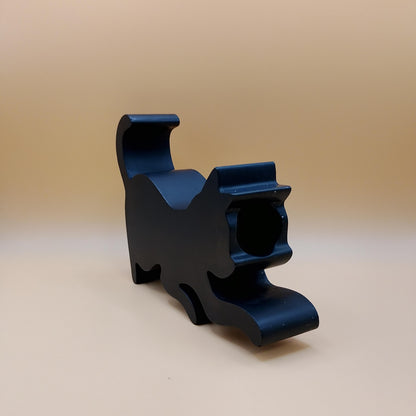 Black Cat Candle Holder