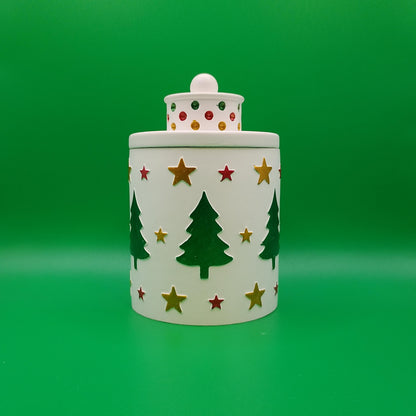 Christmas Candle Vessel