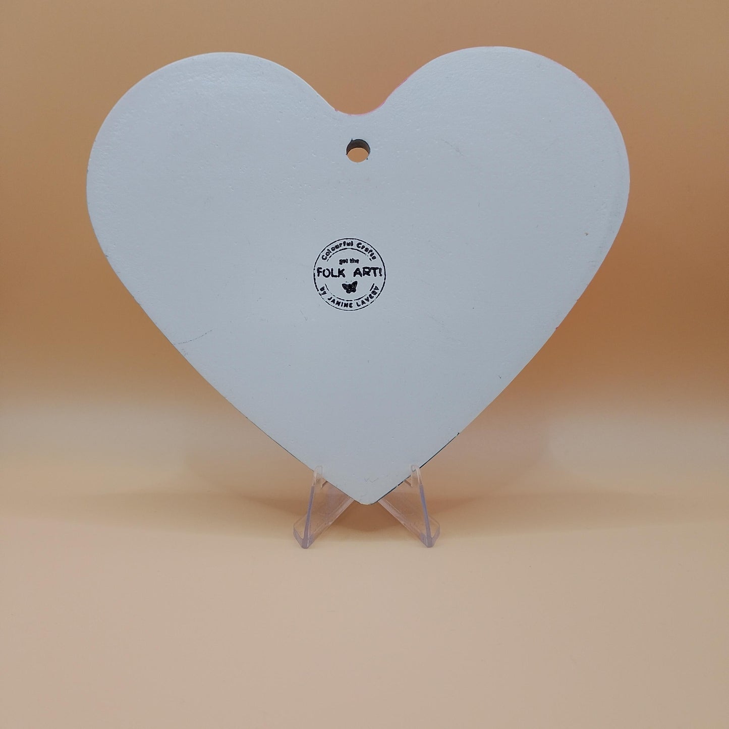 Abstract Heart Wall Plaque