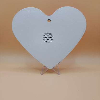 Abstract Heart Wall Plaque