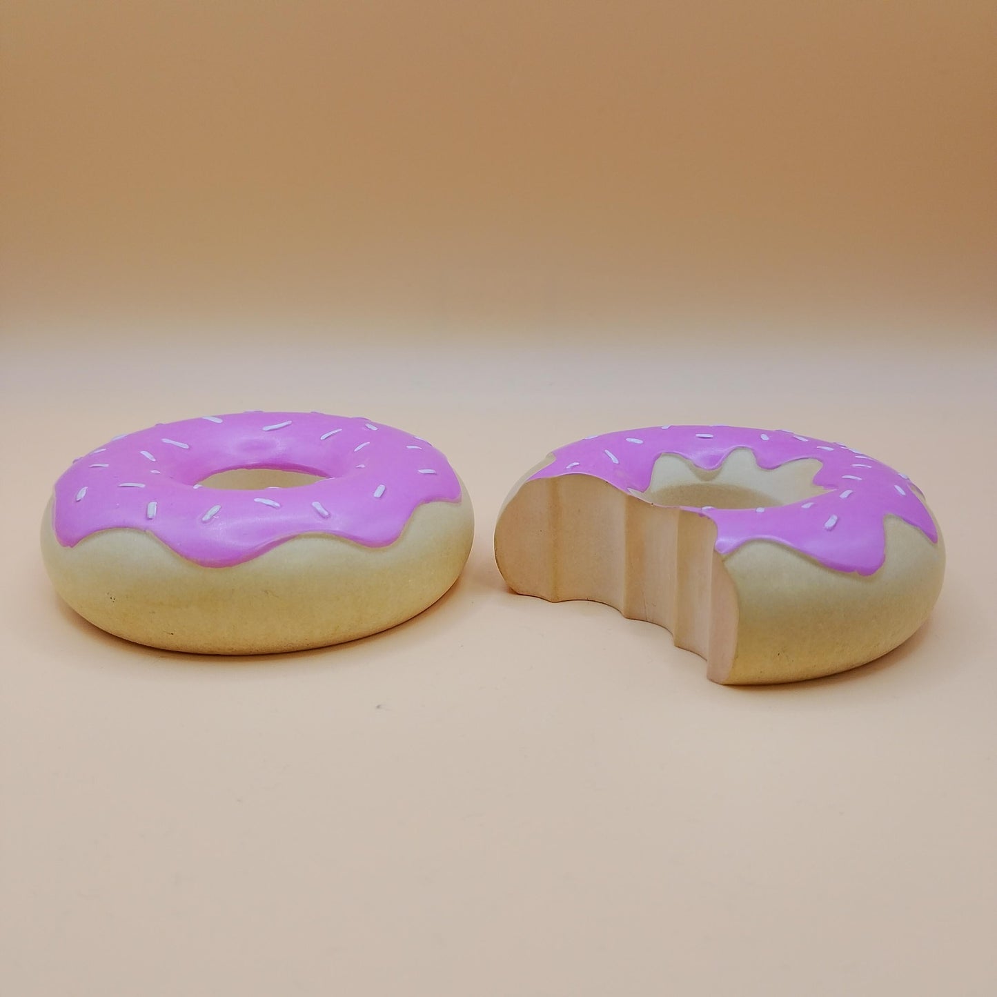 Pair of Doughnuts Candle Holders