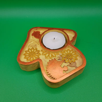 Hedgehog Mushroom Tealight Holder