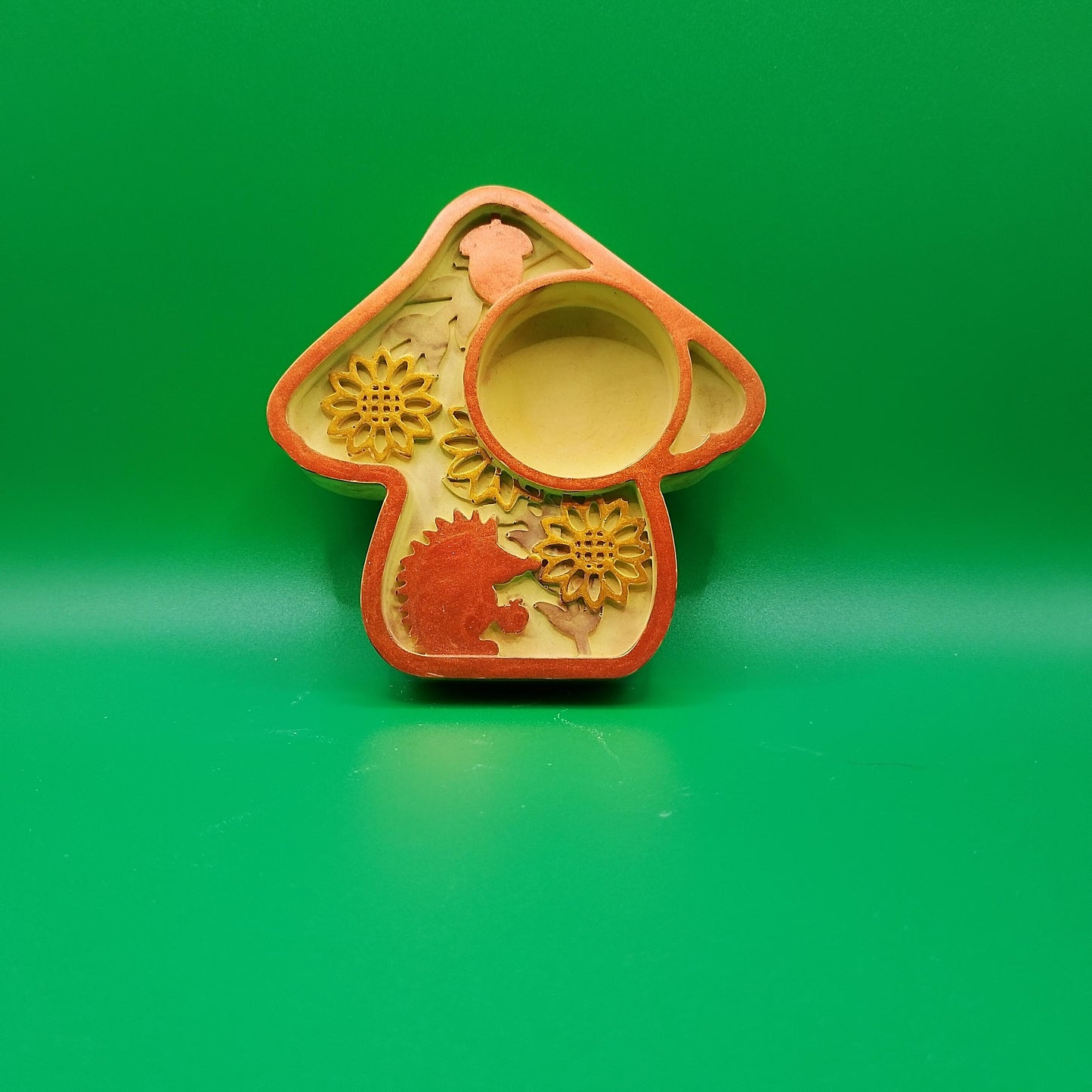 Hedgehog Mushroom Tealight Holder