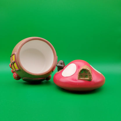 Mushroom House Jar