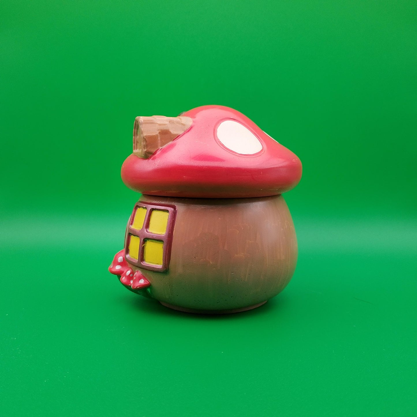 Mushroom House Jar