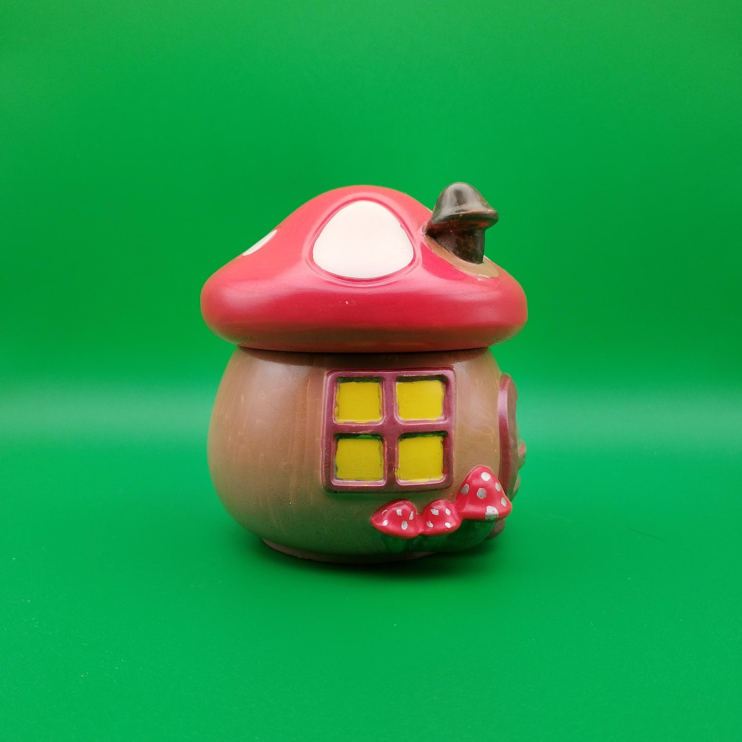 Mushroom House Jar