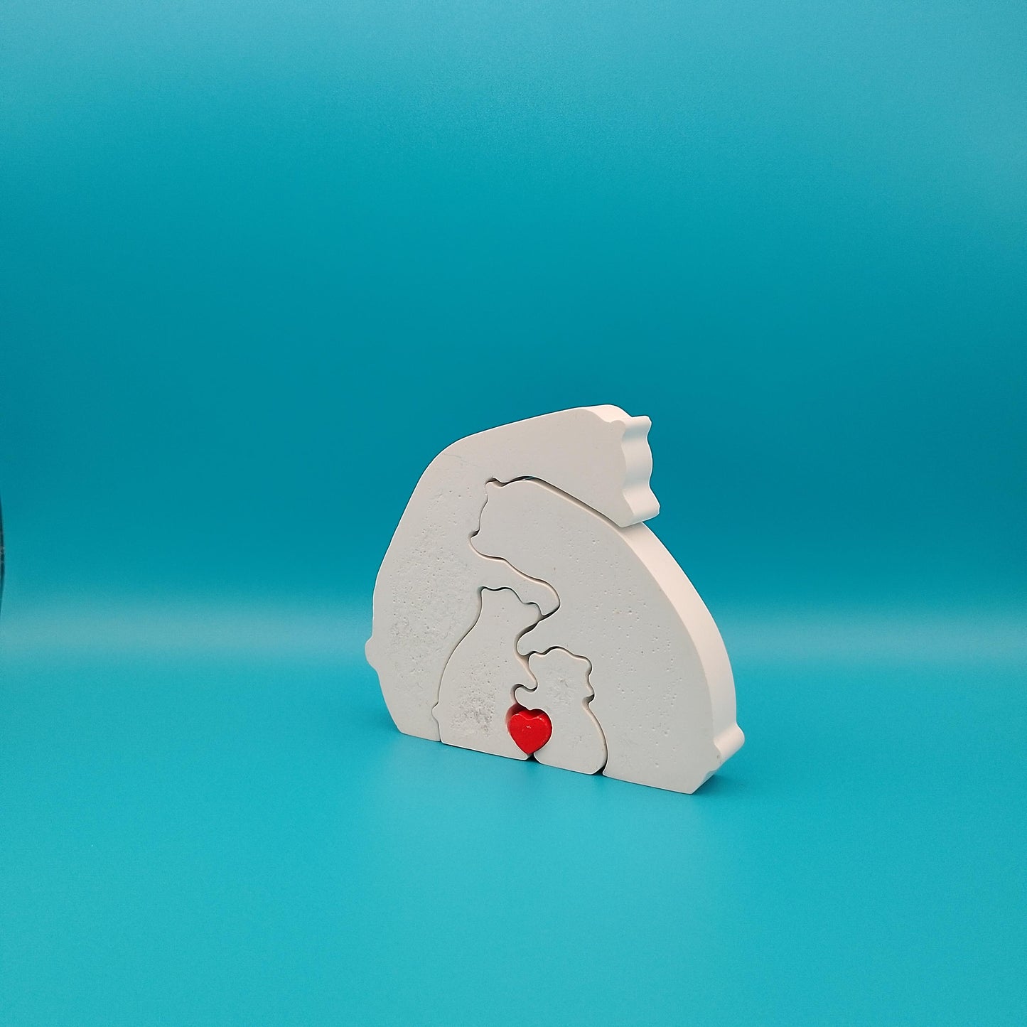 Polar Bears Puzzle Ornament