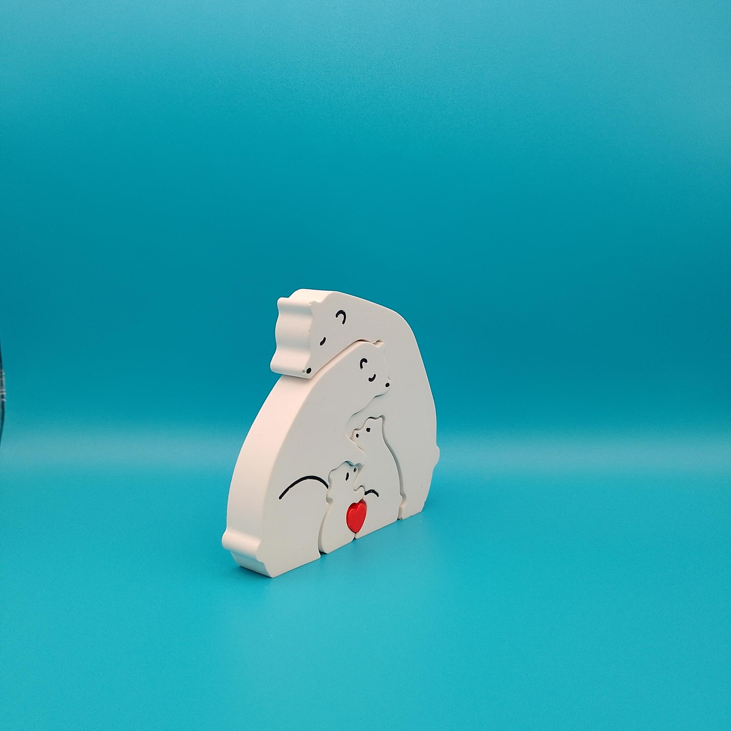 Polar Bears Puzzle Ornament