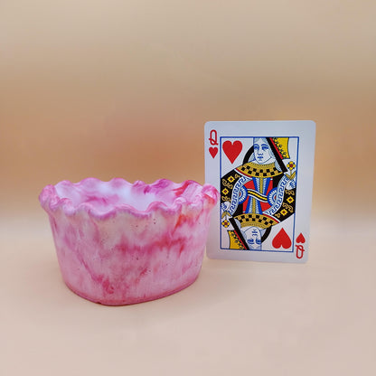 Wavy Edged Heart Dish