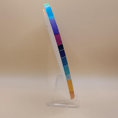 Rainbow Seascape Heart Plaque